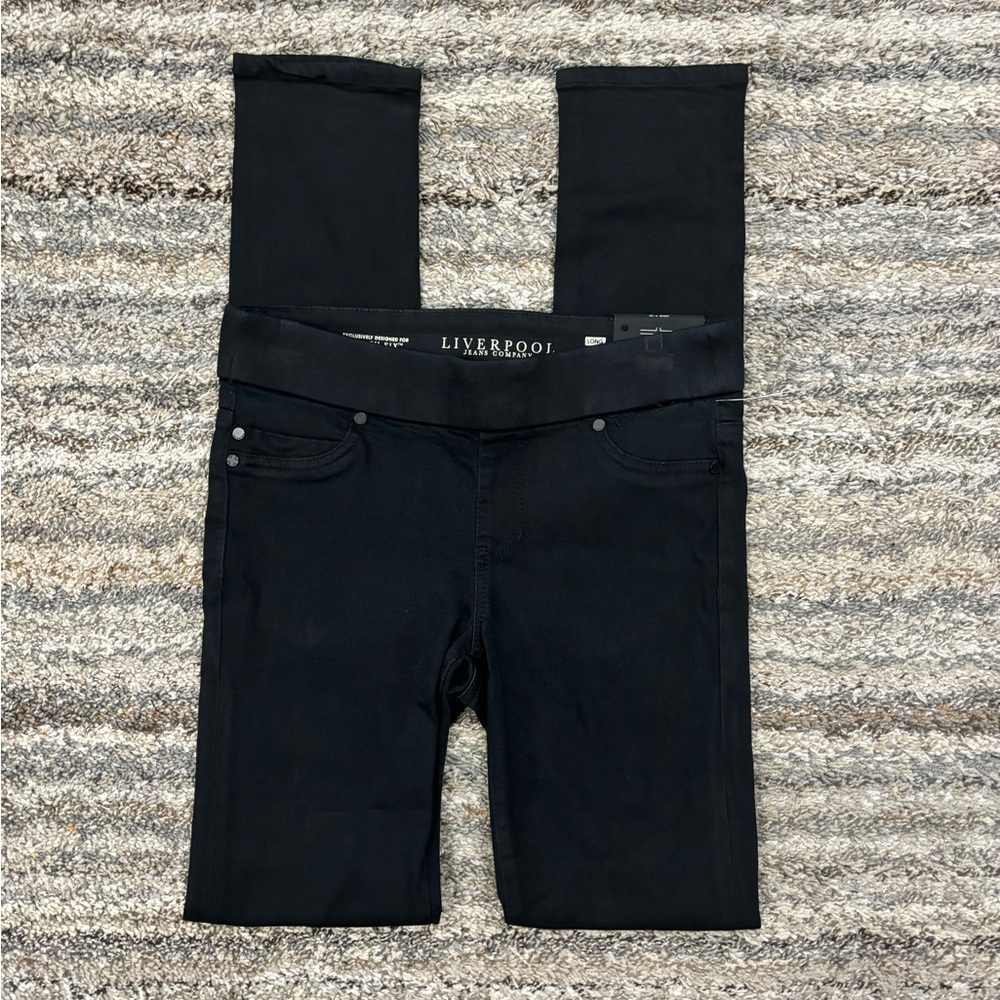 Liverpool Mid Rise Pull-On Skinny Jeans Sz 2/26L NWT | Liverpool Skinny Jeans- - Picture 4 of 13
